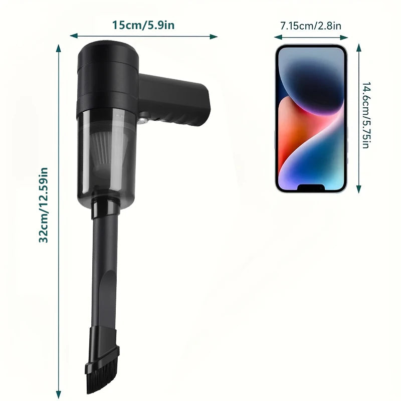 🔥 LAST DAY 25% OFF 🚗 ⚡ Wireless Handheld Car Vacuum