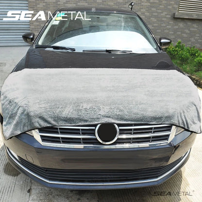 🔥 25% OFF🚗SEAMETAL Car Cleaning Towel Upgraded Microfiber Ultra-Soft Auto Wash Towels Super Absorbent Scratch-Free Drying Cloth