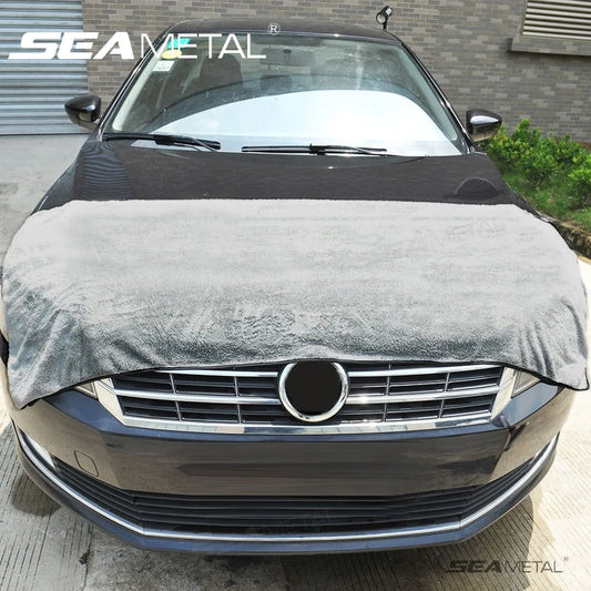 🔥 25% OFF🚗SEAMETAL Car Cleaning Towel Upgraded Microfiber Ultra-Soft Auto Wash Towels Super Absorbent Scratch-Free Drying Cloth