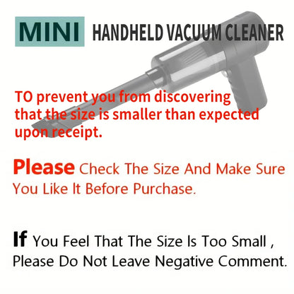 🔥 LAST DAY 25% OFF 🚗 ⚡ Wireless Handheld Car Vacuum