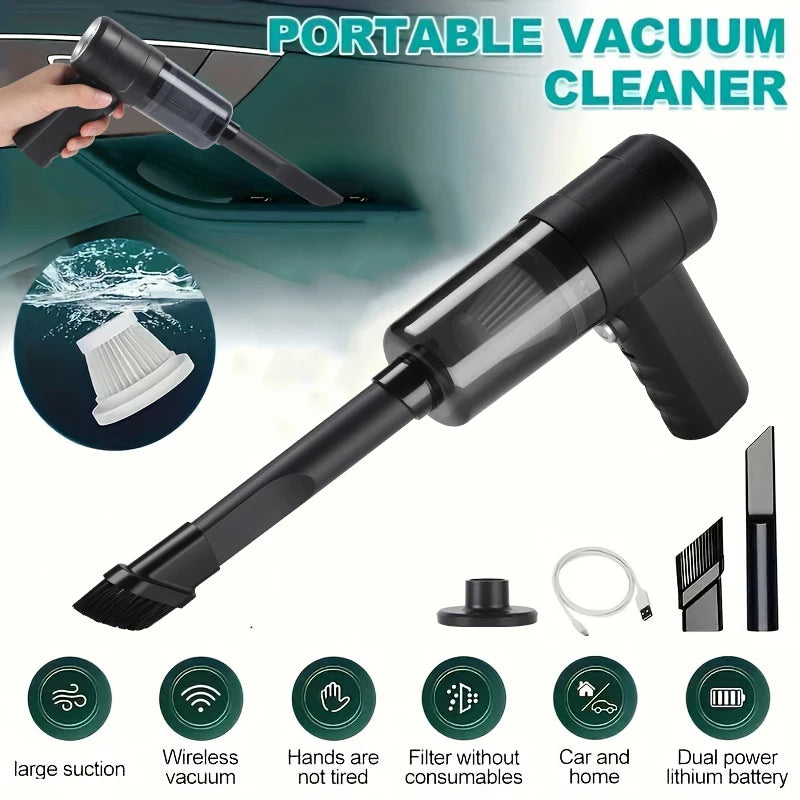 🔥 LAST DAY 25% OFF 🚗 ⚡ Wireless Handheld Car Vacuum