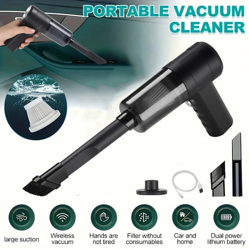 🔥 LAST DAY 25% OFF 🚗 ⚡ Wireless Handheld Car Vacuum