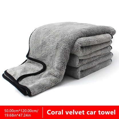🔥 25% OFF🚗SEAMETAL Car Cleaning Towel Upgraded Microfiber Ultra-Soft Auto Wash Towels Super Absorbent Scratch-Free Drying Cloth