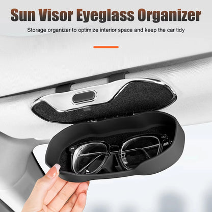 🔥 SPECIAL OFFER: Get 50% Off 🕶️ Smart Glasses Storage - One-Handed Use, Focus on Driving! 🚘