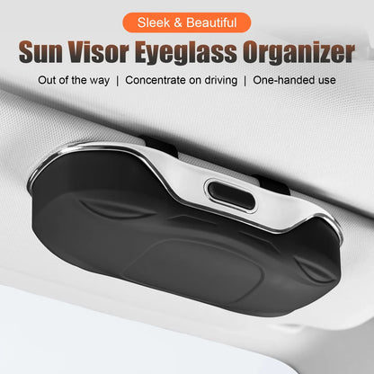🔥 SPECIAL OFFER: Get 50% Off 🕶️ Smart Glasses Storage - One-Handed Use, Focus on Driving! 🚘